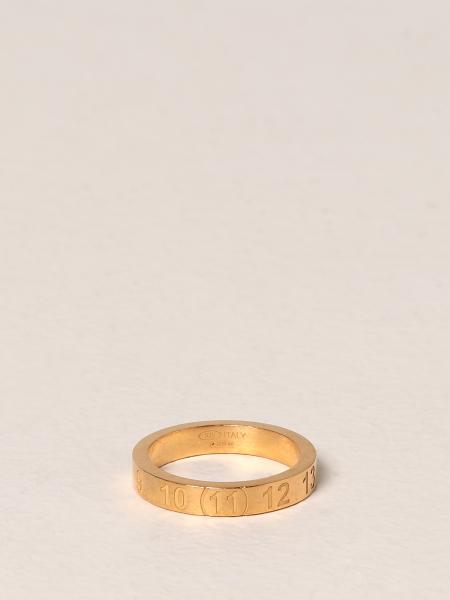 Maison Margiela band ring with number pattern