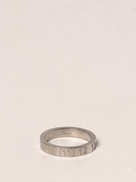 Maison Margiela band ring with number pattern