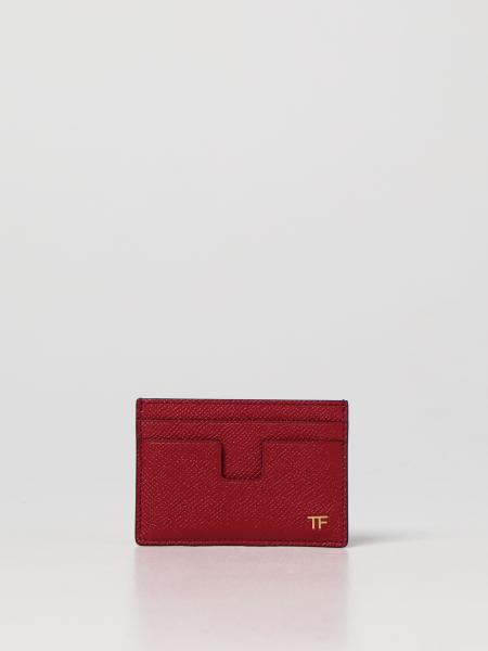 Tom Ford: Tom Ford credit card holder in grained leather