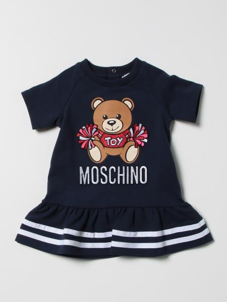 Abito Teddy Bear Moschino Baby in cotone