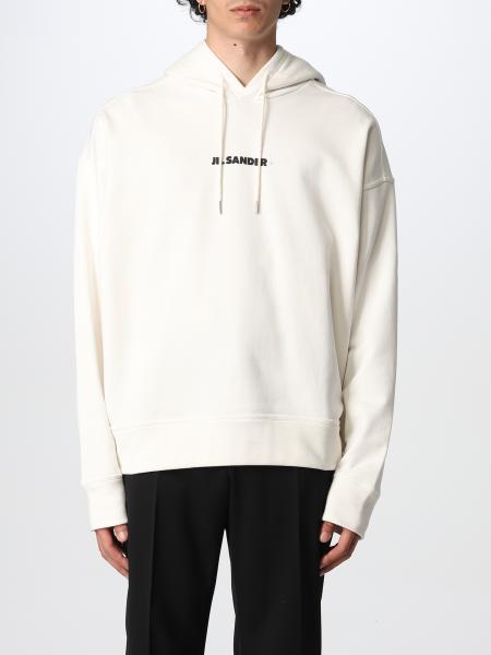 Jil Sander: Jil Sander cotton sweatshirt with mini logo