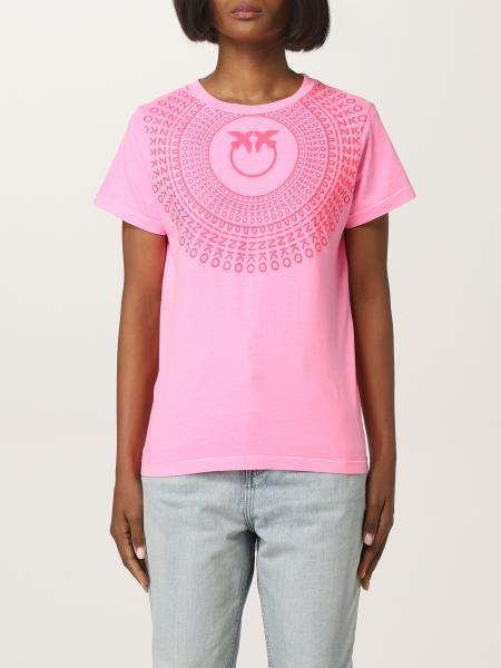 Pinko women: Pinko cotton t-shirt with logo