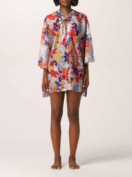 Missoni: Missoni mini beach dress with zig zag pattern