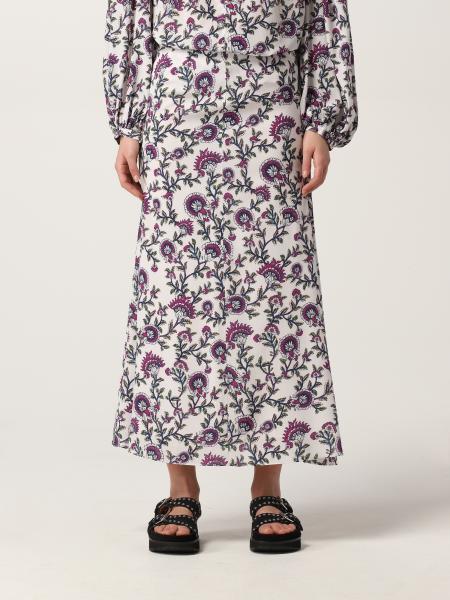 Isabel Marant long skirt with floral pattern