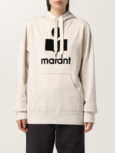 Isabel Marant Etoile: Isabel Marant Etoile cotton sweatshirt with logo