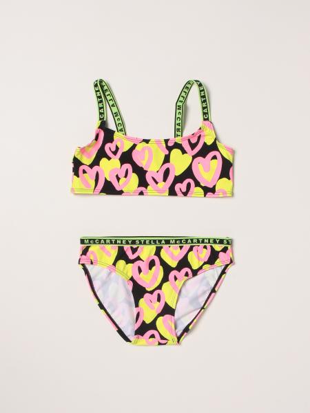 Stella McCartney bikini set with hearts print