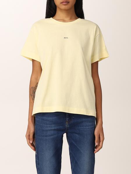 A.p.c.: A.p.c. T-shirt in cotton with logo