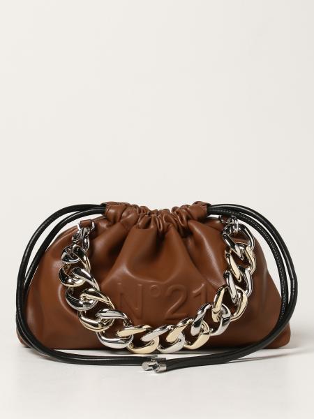 Pouch Eva N°21 in pelle ecologica con logo