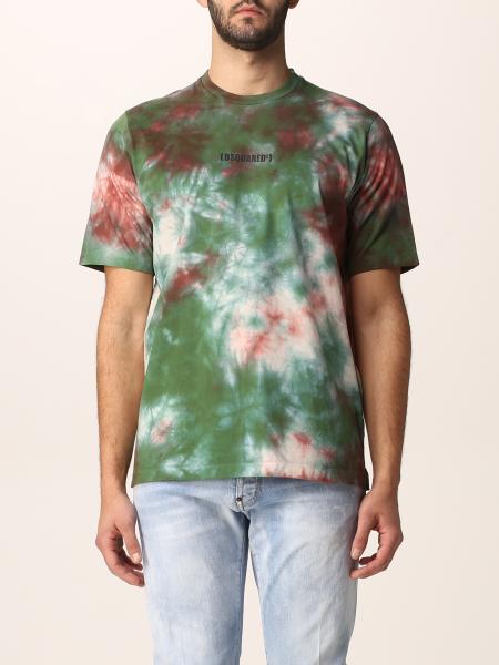 Dsquared2 t-shirt in tie dye cotton