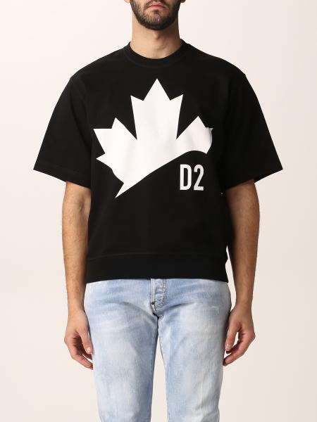 Dsquared2 Felpa Con Stampa Frontale DQ2861 D0ACC In Cotone