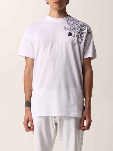 Philipp Plein: Philipp Plein T-shirt with Gothic Plein embroidery