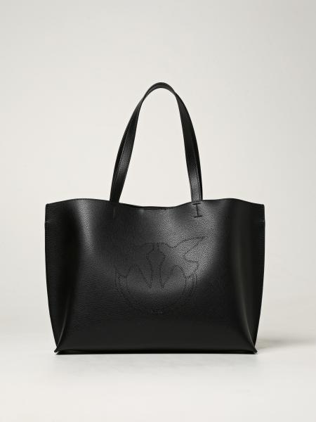 Pinko Everyday shopping bag in tumbled leather
