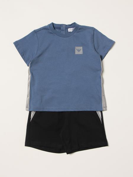 Emporio Armani kids: Emporio Armani T-shirt + shorts set