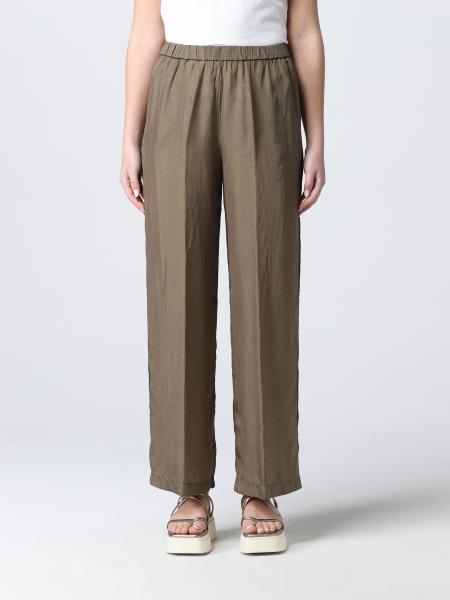 ASPESI: Pantalone con gamba ampia - Verde | Pantalone Aspesi 0128M078  GIGLIO.COM