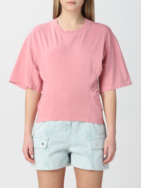 Abbigliamento donna Iro: T-shirt Iro in cotone con drappeggi