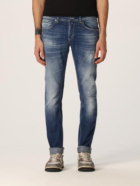 Jeans strappati: Jeans Dondup in denim washed con rotture