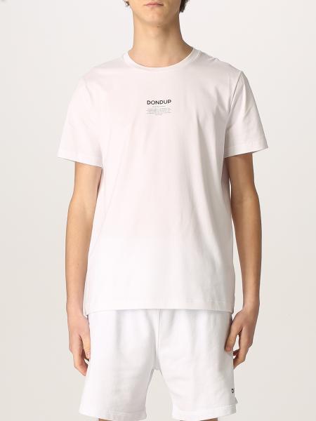 Dondup uomo: T-shirt basic Dondup in cotone con logo