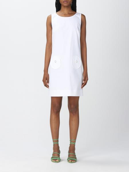 Boutique Moschino short dress in stretch cotton