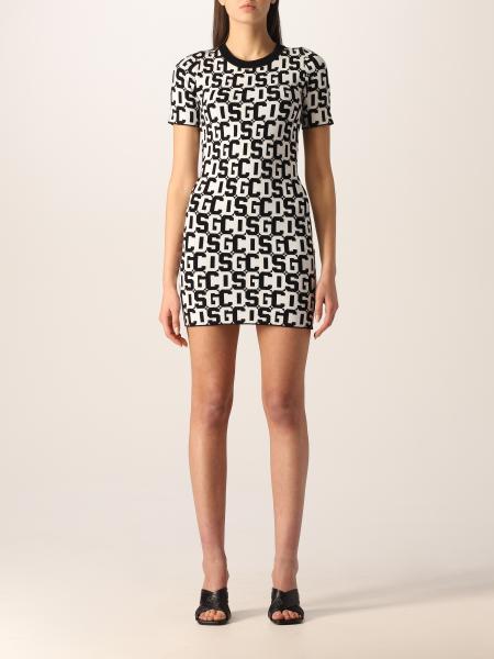 GCDS women's clothes: Gcds dress with all over logo