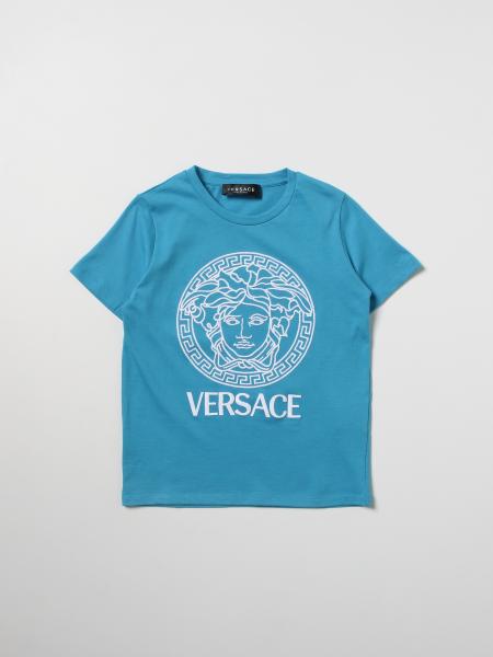 Young Versace: T-shirt Versace Young con stampa Medusa