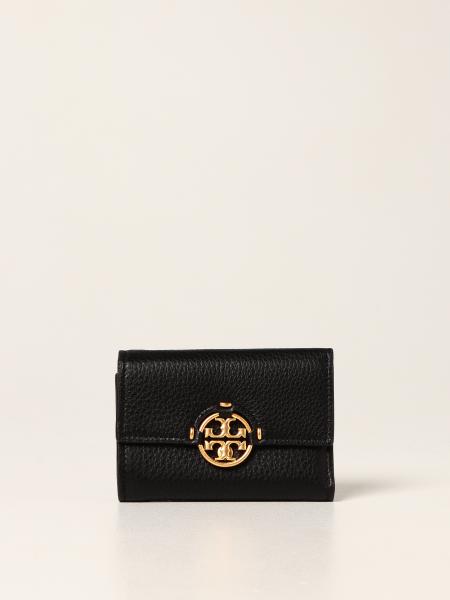 Tory Burch: Tory Burch wallet in textured leather