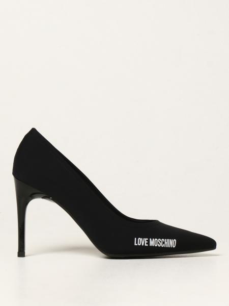 Love Moschino: Court shoes Love Moschino in lycra