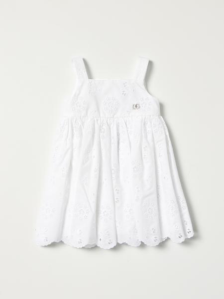 DG Dolce & Gabbana cotton dress with floral embroidery