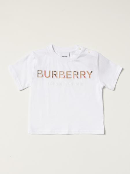 T-shirt Burberry con logo check