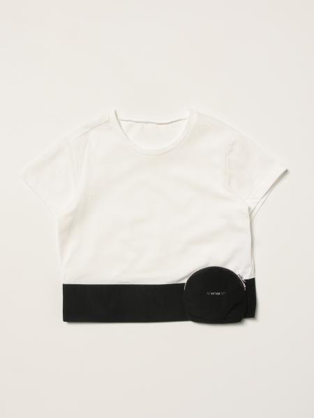Twinset bicolour T-shirt with coin purse