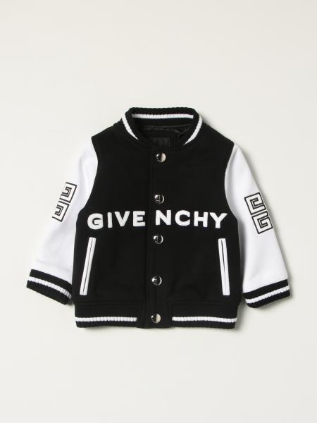 Blouson bomber bicolore logo Givenchy