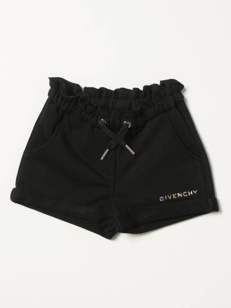 Givenchy: Pantaloncino jogging Givenchy con logo di strass
