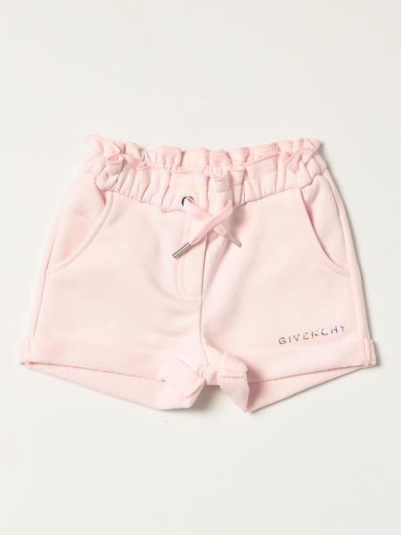 Givenchy jogging shorts with rhinestones logo