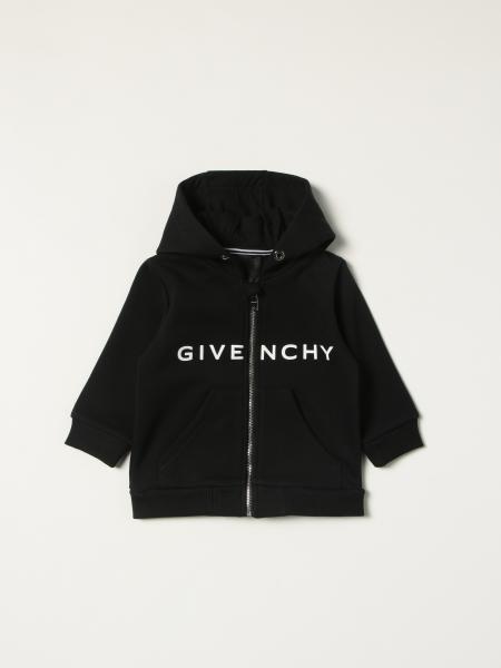 Givenchy kids: Givenchy hoodie with zipper and back logo