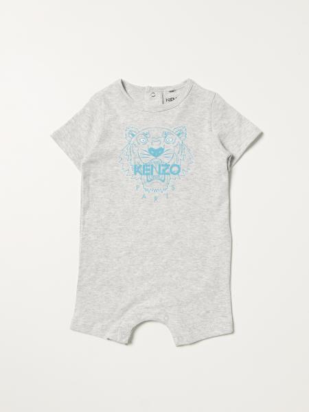 Abbigliamento neonato Kenzo: Tutina corta Kenzo Junior con logo Tiger Kenzo Paris