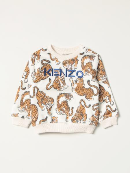 Kenzo Junior sweatshirt with all-over Tiger logo
