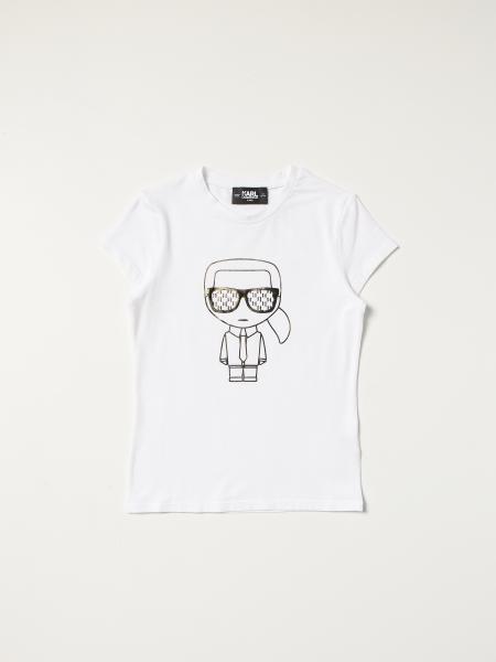 Karl Lagerfeld Kids cotton T-shirt with Karl print