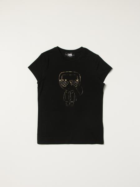 Karl Lagerfeld Kids cotton T-shirt with Karl print