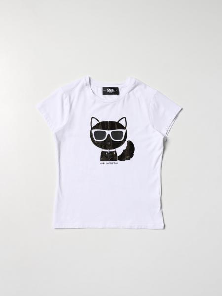 Karl Lagerfeld Kids t-shirt in cotton with cat print