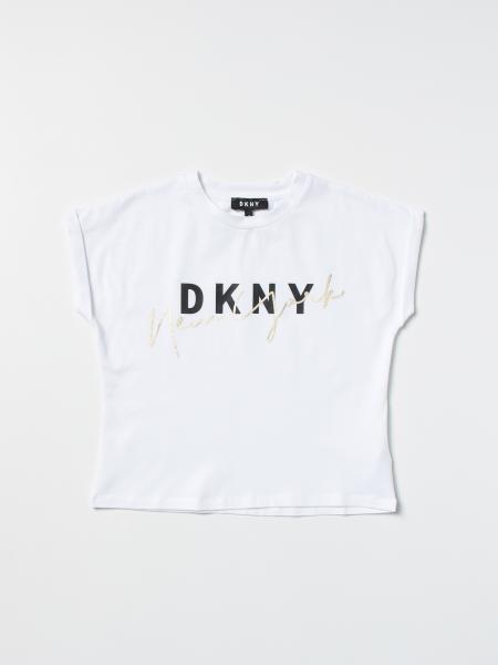Dkny: T-shirt Dkny con logo laminato