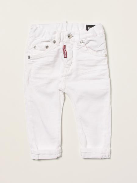 Dsquared2 Junior: White Bull Dsquared2 Junior Jeans