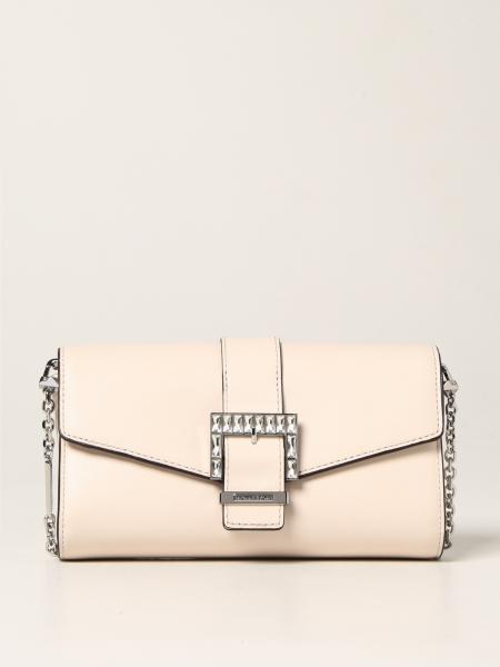 MICHAEL KORS: Penelope Michael leather bag - Cream | Michael Kors clutch  30H1S5PC2L online on 