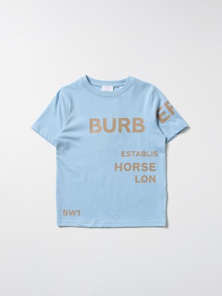 T-shirt Burberry in cotone con stampa Horseferry