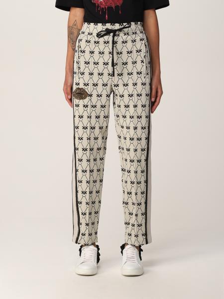Pinko women's clothing: Love Birds Pinko pants with patch