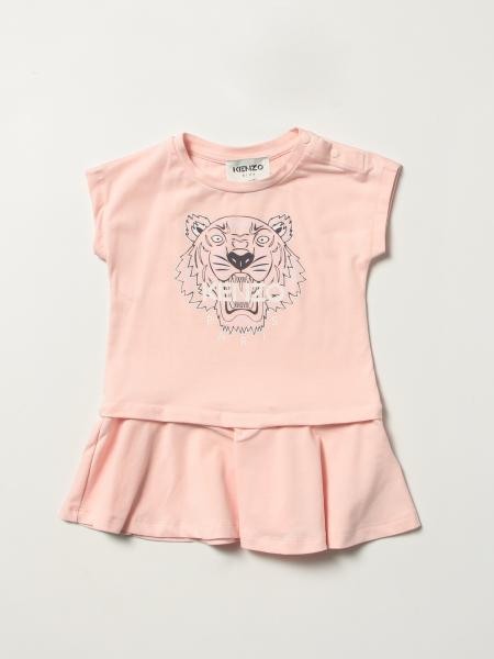Kenzo toddler clothing: Kenzo Junior t-shirt dress with Tiger logo