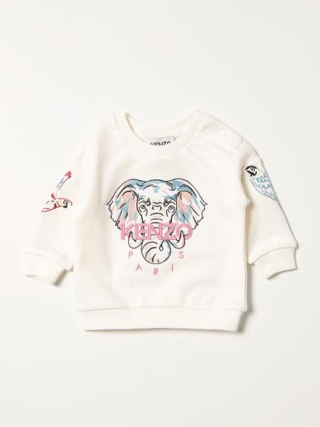 Kenzo Junior cotton sweatshirt with logo