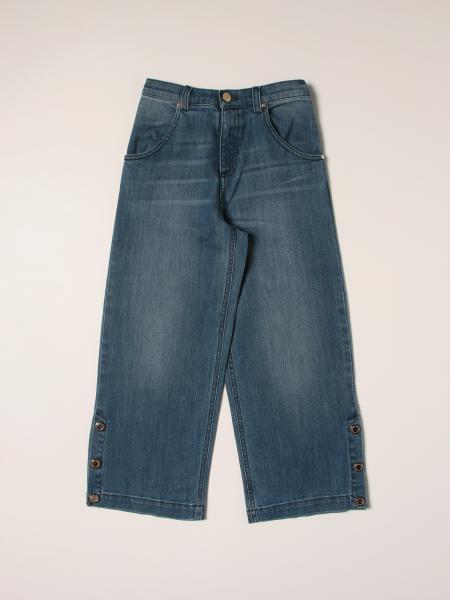Jeans ampio Elisabetta Franchi in denim washed
