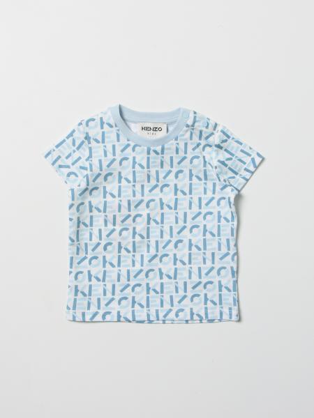Abbigliamento neonato Kenzo: T-shirt Kenzo Junior con logo all over