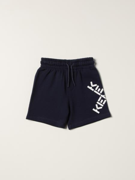 Kenzo toddler clothing: Kenzo Junior jogging shorts with crossed logo