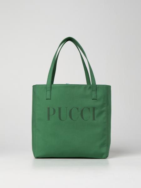 Emilio Pucci fabric bag with changing mat