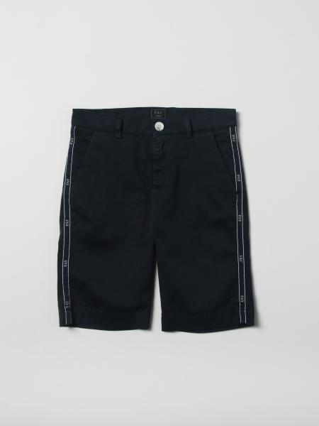 Fay shorts in cotton with logoed bands